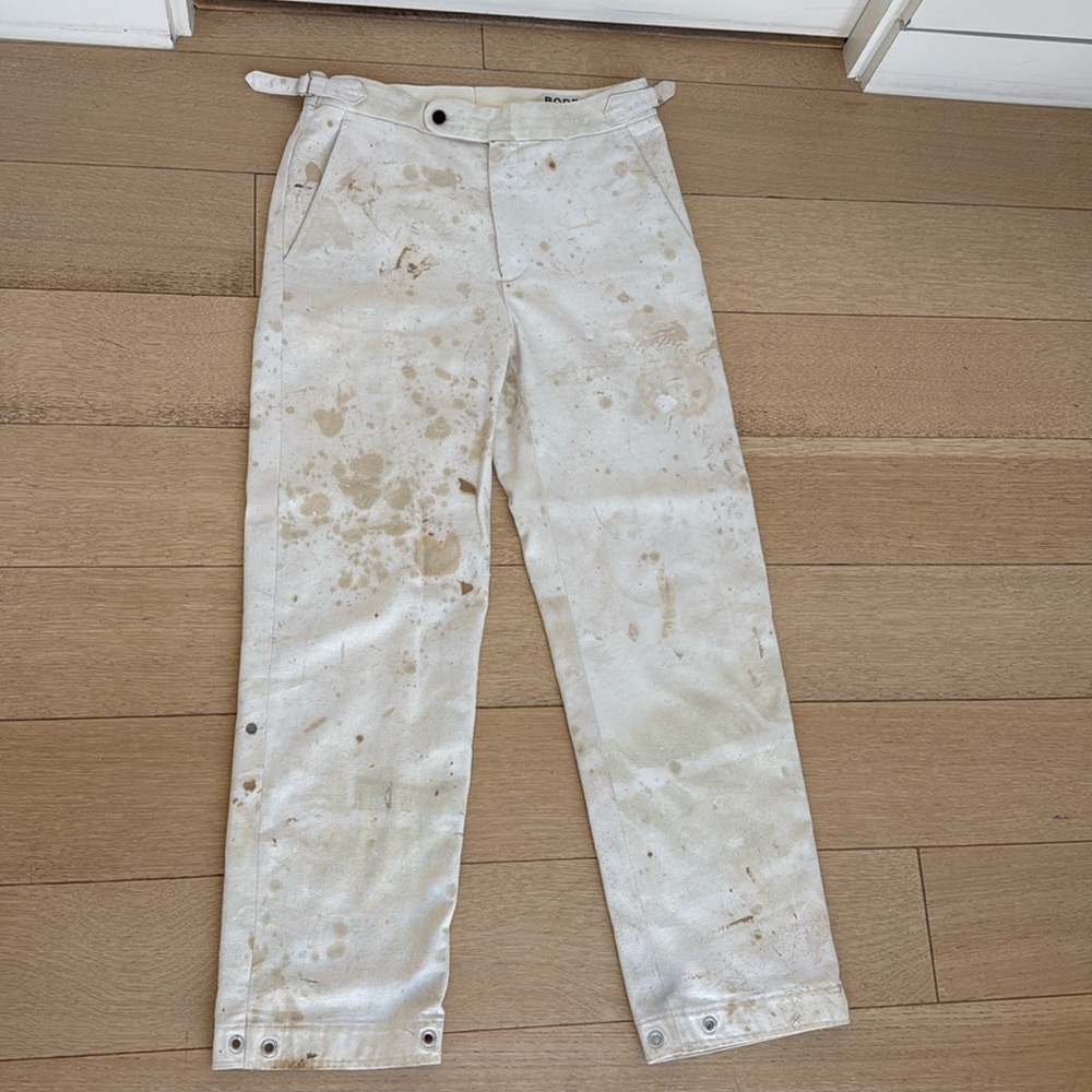 ONE OF A KIND Bode Paint Splattered Pants